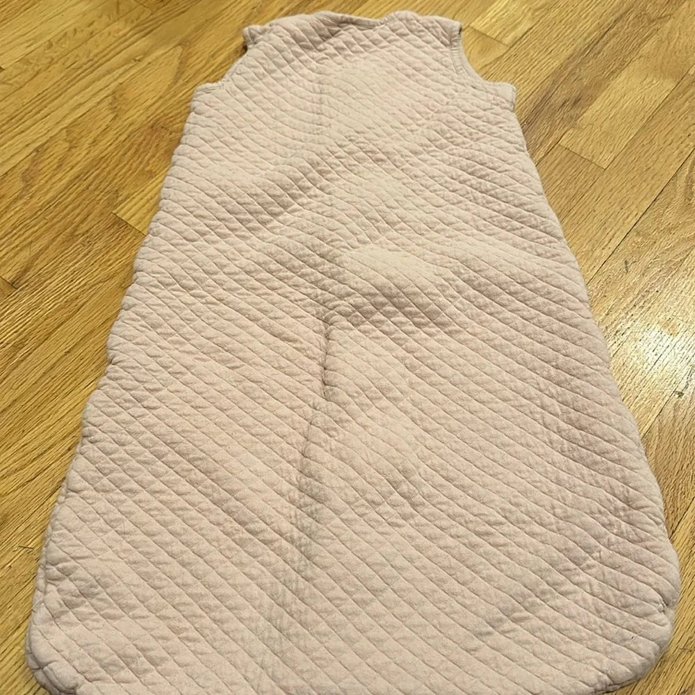 Hanna Andersson pink quilted sleep sack